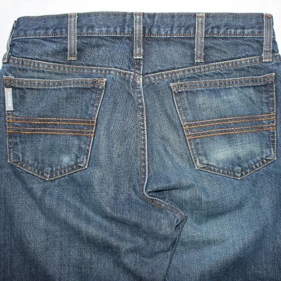 Cinch Jeans Men's 31x32 Silver Label Slim Fit Straight Leg Medium Wash Cowboy - Picture 10 of 15